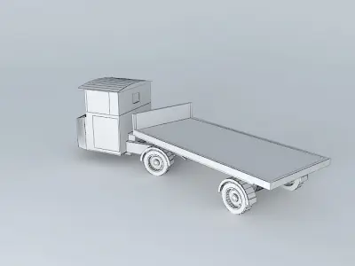 Eco Rail Scammell No 1 Dummy! Old Steam Days Free 3D model