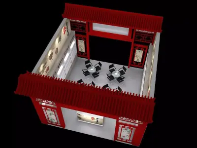Exhibition - Area - 6X6-3DMAX2009-11 3D model