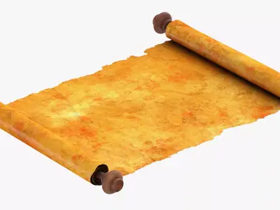 Scroll Open 02 3D model