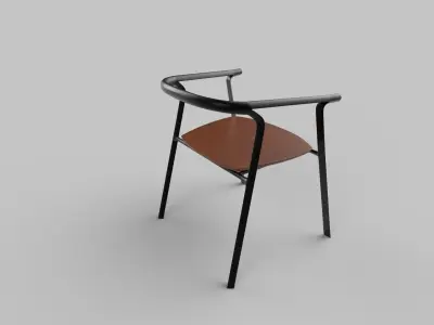 chair Low-poly 3D model