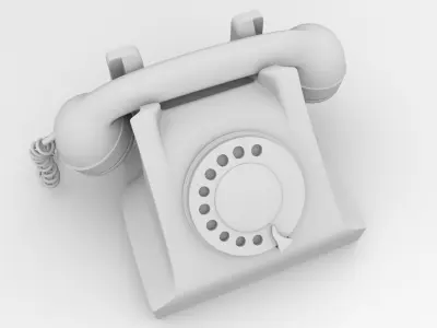 Rotary Phone 3D model