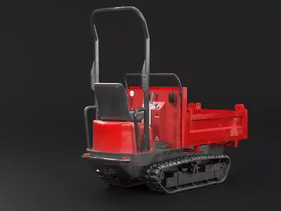 Yanmar C-12R Compact Tracked Carrier 3D model