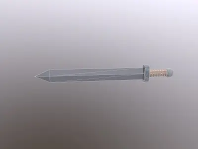 Roman Short Sword Gladius Free 3D model