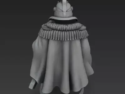 Marshal Wilhelm of the Valour Korps - Heroic Commander Regalia 3D model
