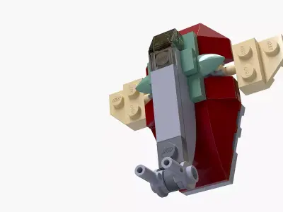 Lego Slave I Low-poly 3D model