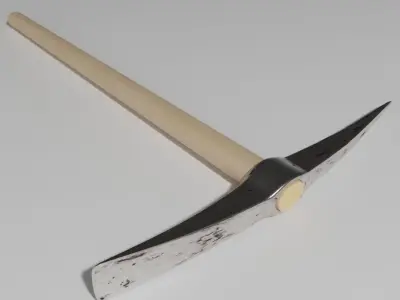 Industrial Pickaxe 3D model