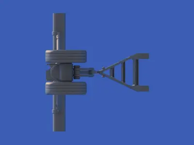 Landing gear - Chassis 3D model