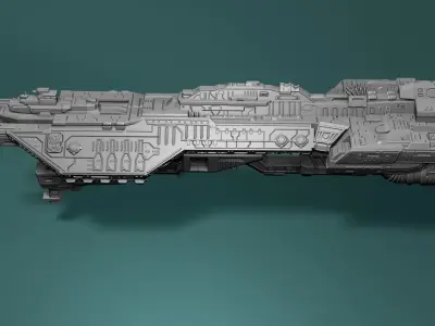 Spirit of fire Phoenix class halo 3D print model