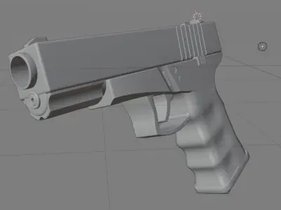 Fictional Pistol 3D model