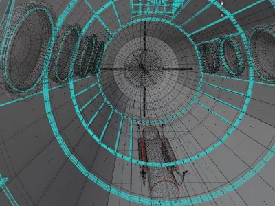 Small Explorer submarine Low-poly 3D model