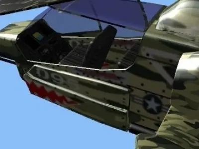 Bell AH-1 Super Cobra 3D model