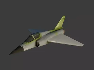 Low-Poly Jet Collection Low-poly 3D model