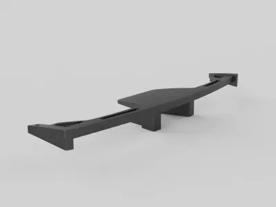 Spoiler tuning auto garage  3D model