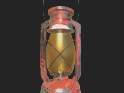 Oil Lantern  3D model purchase