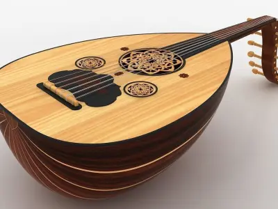 Arabic Oud instrument 3D model 3D model