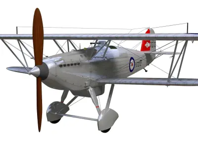 hawker fury 3D model