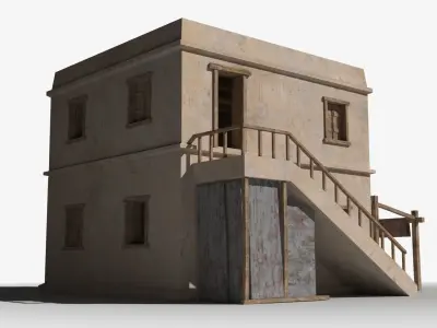 Arab x24 Low-poly 3D model