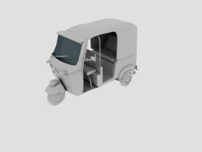 Auto Rikshaw Free 3D model