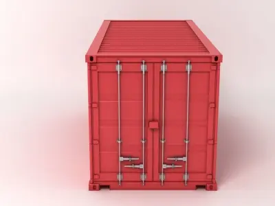 Cargo Container 3D model from CGTrader