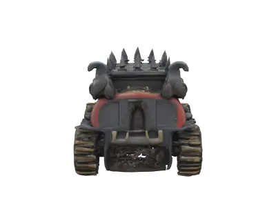 Orc Renforced War Armored Ultra medieval Vehicle Realistic 3D model