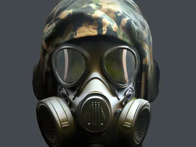 Helmet 3d model military combat Military Low-poly 3D model shop