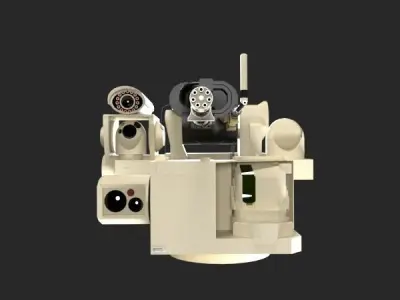 USMC MARINE AUTO TURRET 3D model