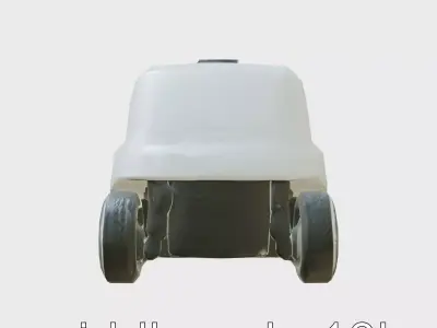EcoSweep XS Autonomous Urban Sweeper 3D Model Low-poly 3D model