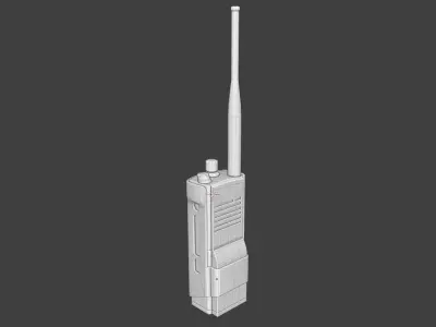 Motorola Walkie talkie Low poly Low-poly 3D model