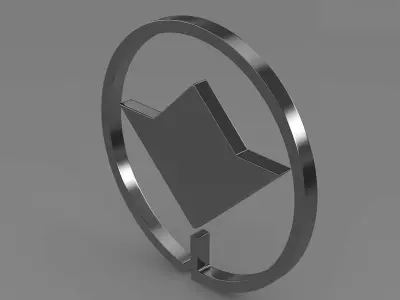 PAZ Logo 3D model