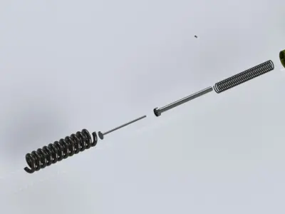 Suspension  System of automobile 3D model