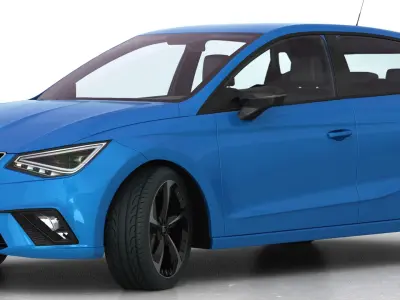 SEAT Ibiza 2022 With interior 3D model