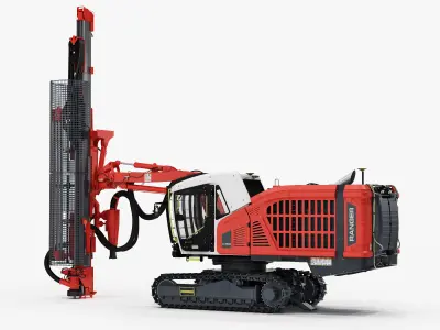 Surface top hammer drill rig Ranger DX800i 3D model