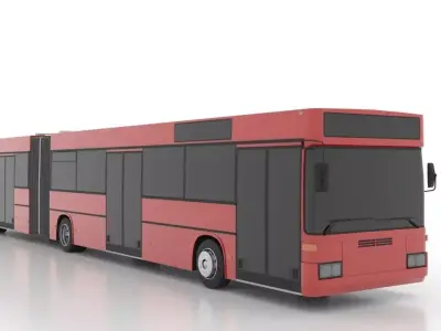 Mercedes-Benz O405GN Low Low-poly 3D model