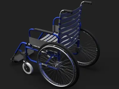 Wheelchair 3D Model 3D model