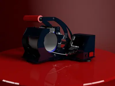 MUG PRINTING HEAT PRESS MACHINE Free 3D model