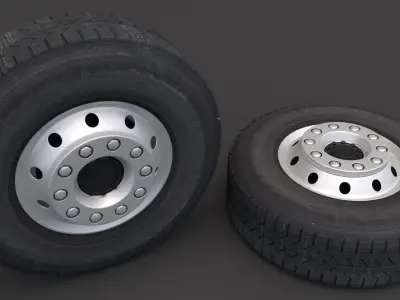 Off-Road Wheel 01 3D model