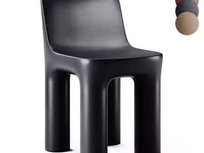 Qeeboo Tata Polyethylene Chair 3D model