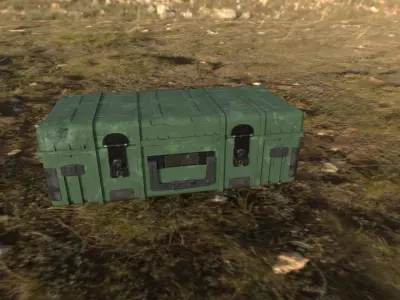 Military Crate - Game Ready Asset Low-poly 3D model