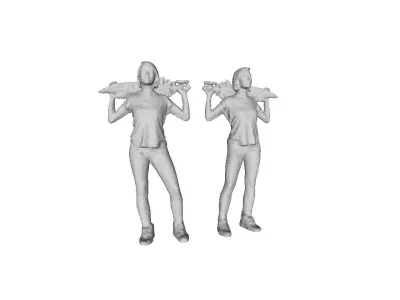 Printle MoDualls Sisters S 001 3D print model