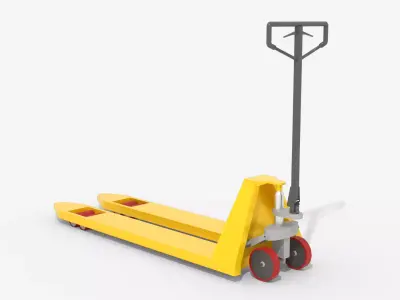 Hand Pallet Truck - Trans Pallet Low-poly 3D model