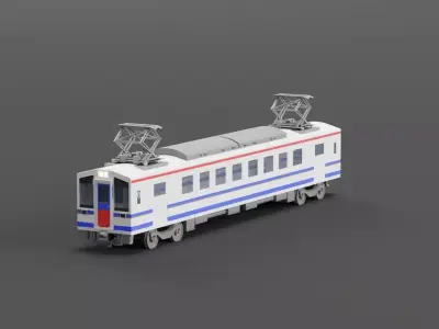 Japanese Train Hk 100 Free 3D model