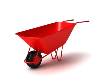 Wheel Barrow 3D model