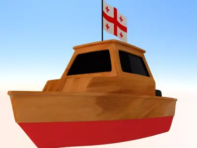 Georgia Fishing Boat 3D model