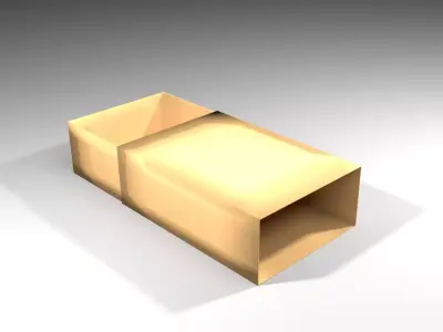 Cardboard Box - Slide 3D model