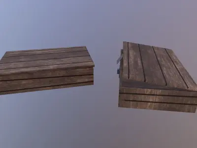 Low Poly Tool Boxes Free low-poly 3D model