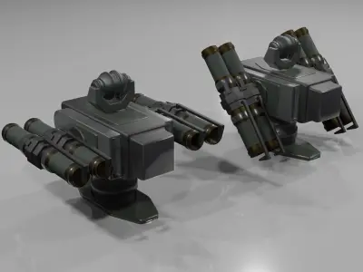 rocket launcher 3D model get