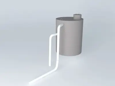 Cistern metal water tank Free 3D model