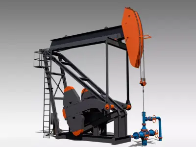 Mark II Pumpjack 3D model