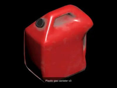 Gas canisters set 3D Model Pack