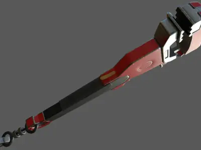 Adjustable Wrench Low-poly 3D model purchase